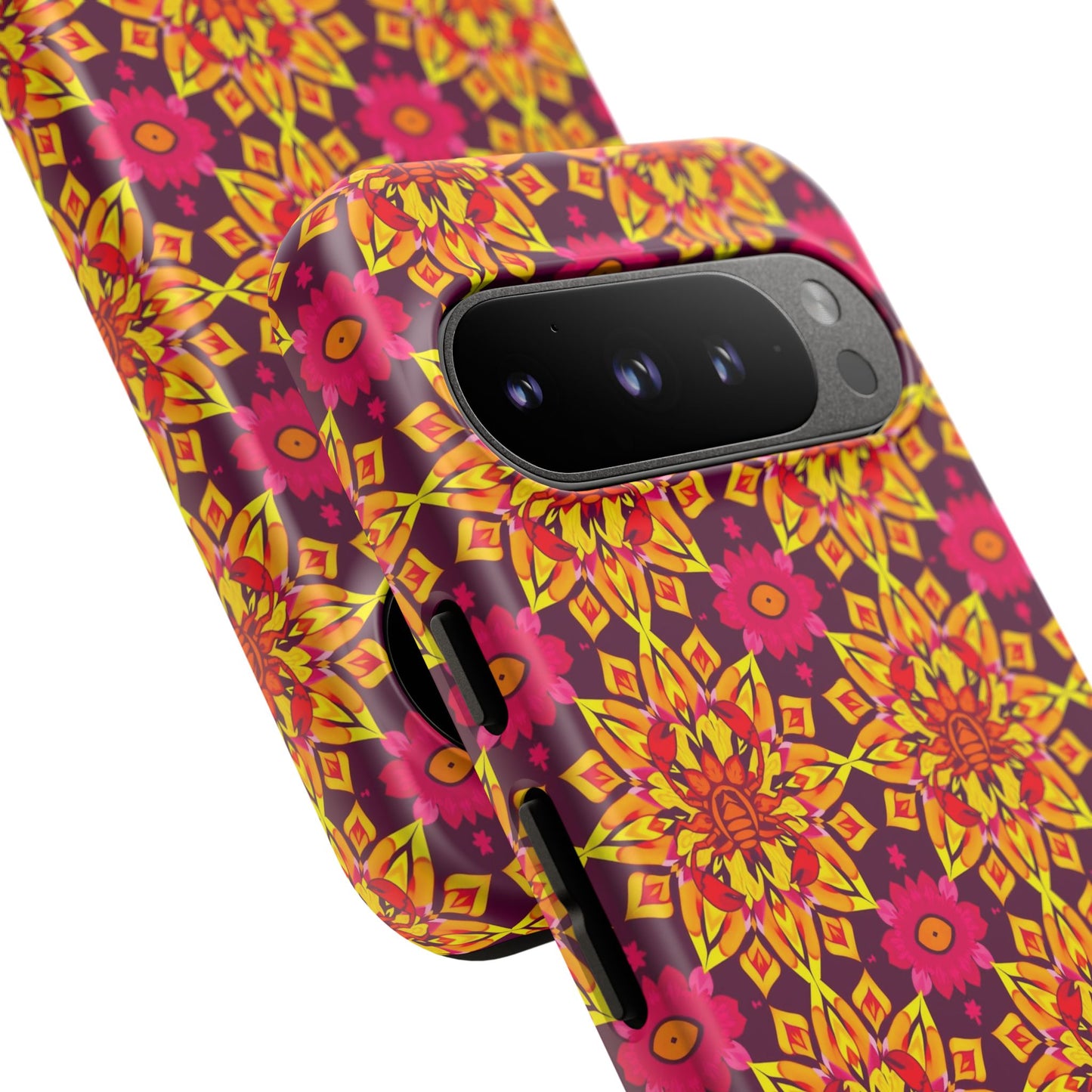 Tough Cases, Scorpio, Zodiac v1, Flower Pattern