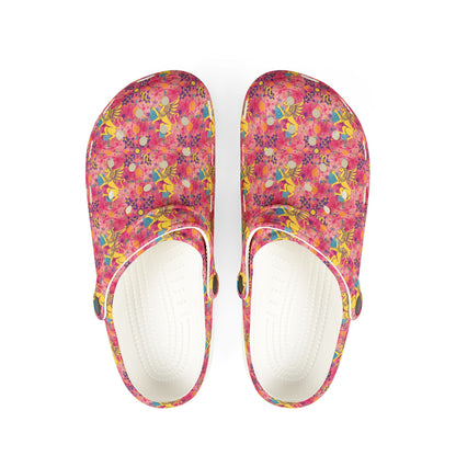 EVA Foam Rubber Shoes, (AOP), Virgo, Zodiac v1, Pattern