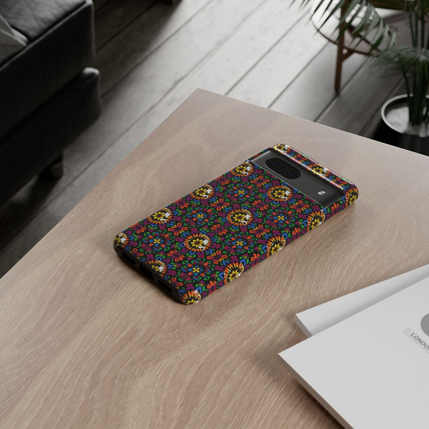 Tough Cases, Capricorn, Zodiac v2, Flower Pattern