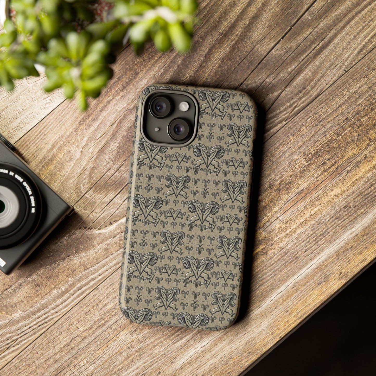 Tough Cases, Aries, Zodiac, Metal Pattern