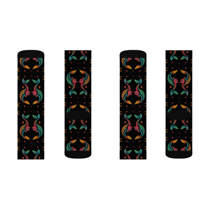 Sublimation Socks, Pisces, Zodiac v2, Pattern