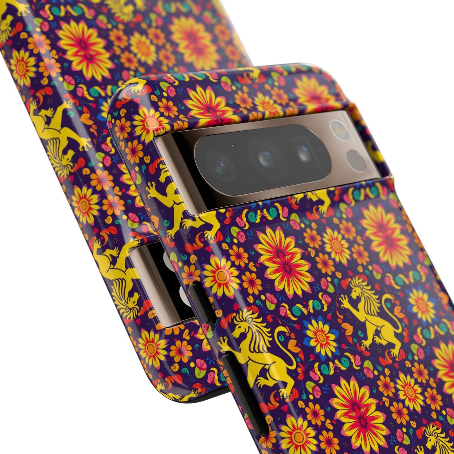 Tough Cases, Leo, Zodiac, Flower Pattern