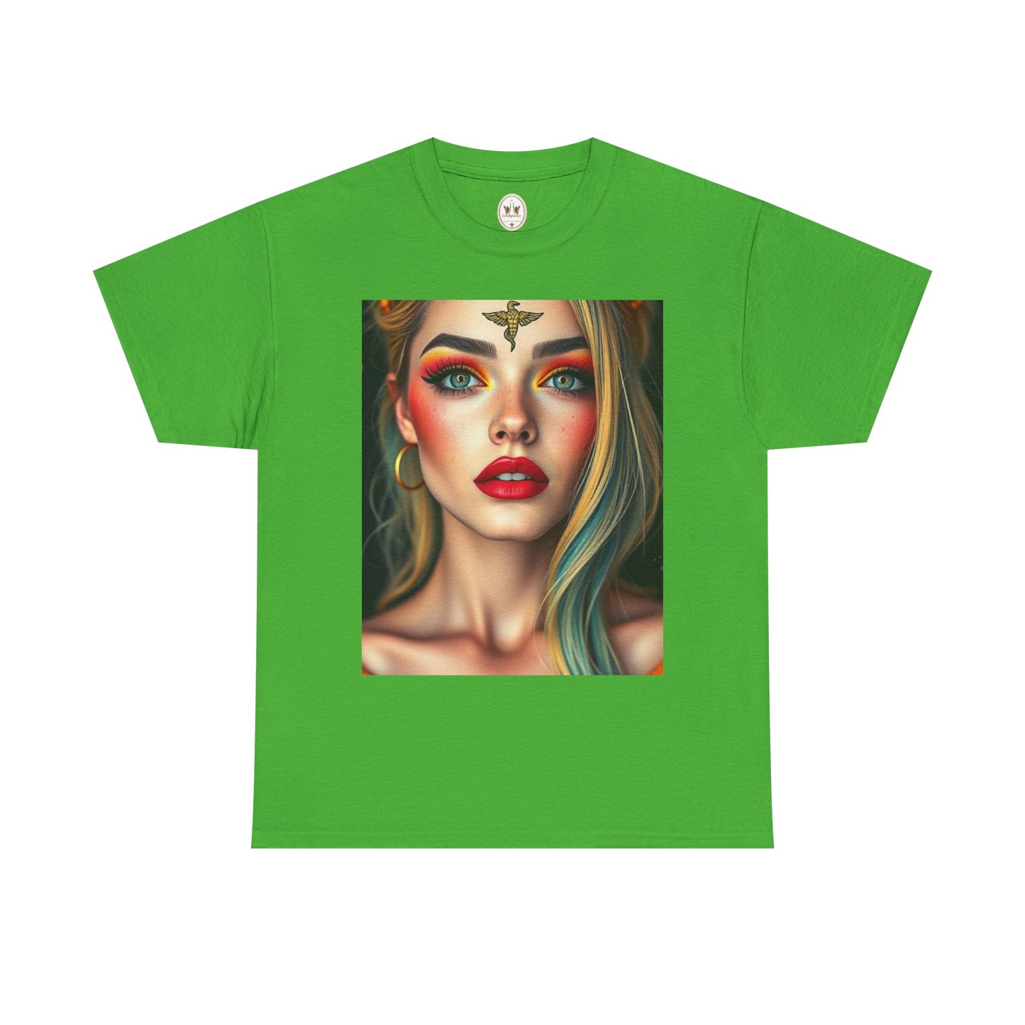 Unisex Heavy Cotton T-Shirt, Virgo, Zodiac, Sexy Art