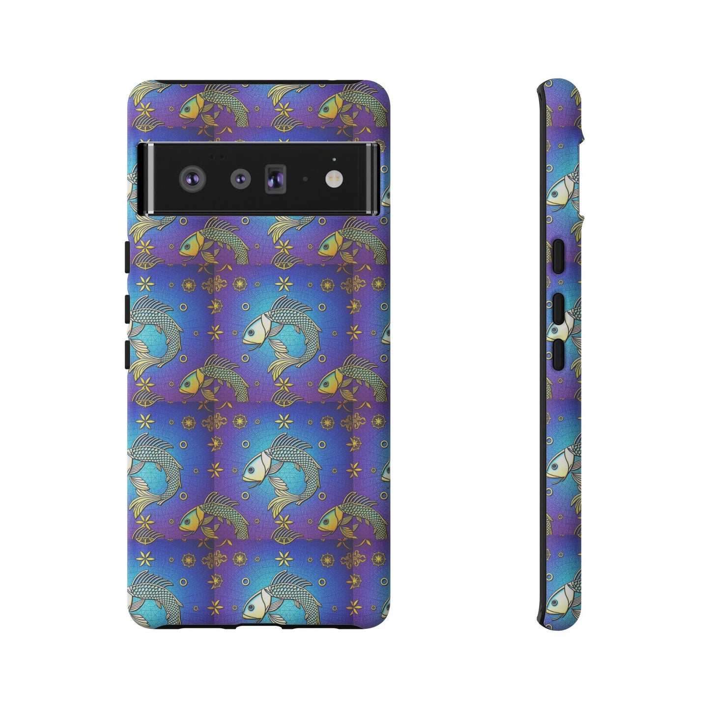 Tough Cases, Pisces, Zodiac v2, Metal Pattern