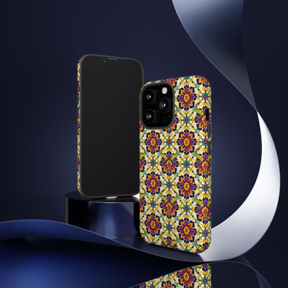 Tough Cases, Taurus, Zodiac v1, Flower Pattern