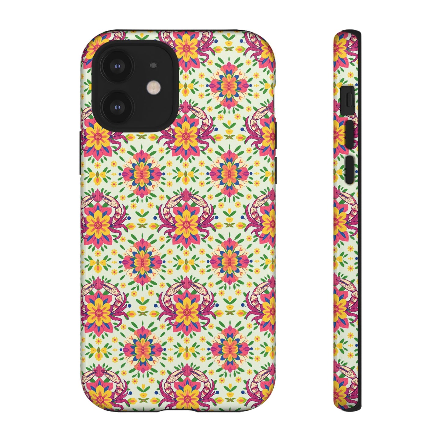 Tough Cases, Cancer, Zodiac v3, Flower Pattern