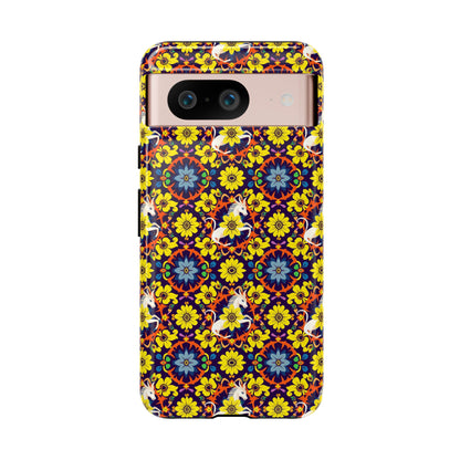 Tough Cases, Aquarius, Zodiac v3, Flower Pattern
