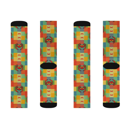 Sublimation Socks, Cancer, Zodiac, Shapes Pattern