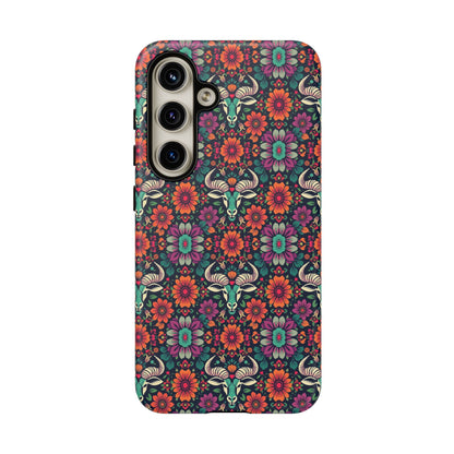 Tough Cases, Taurus, Zodiac v4, Flower Pattern