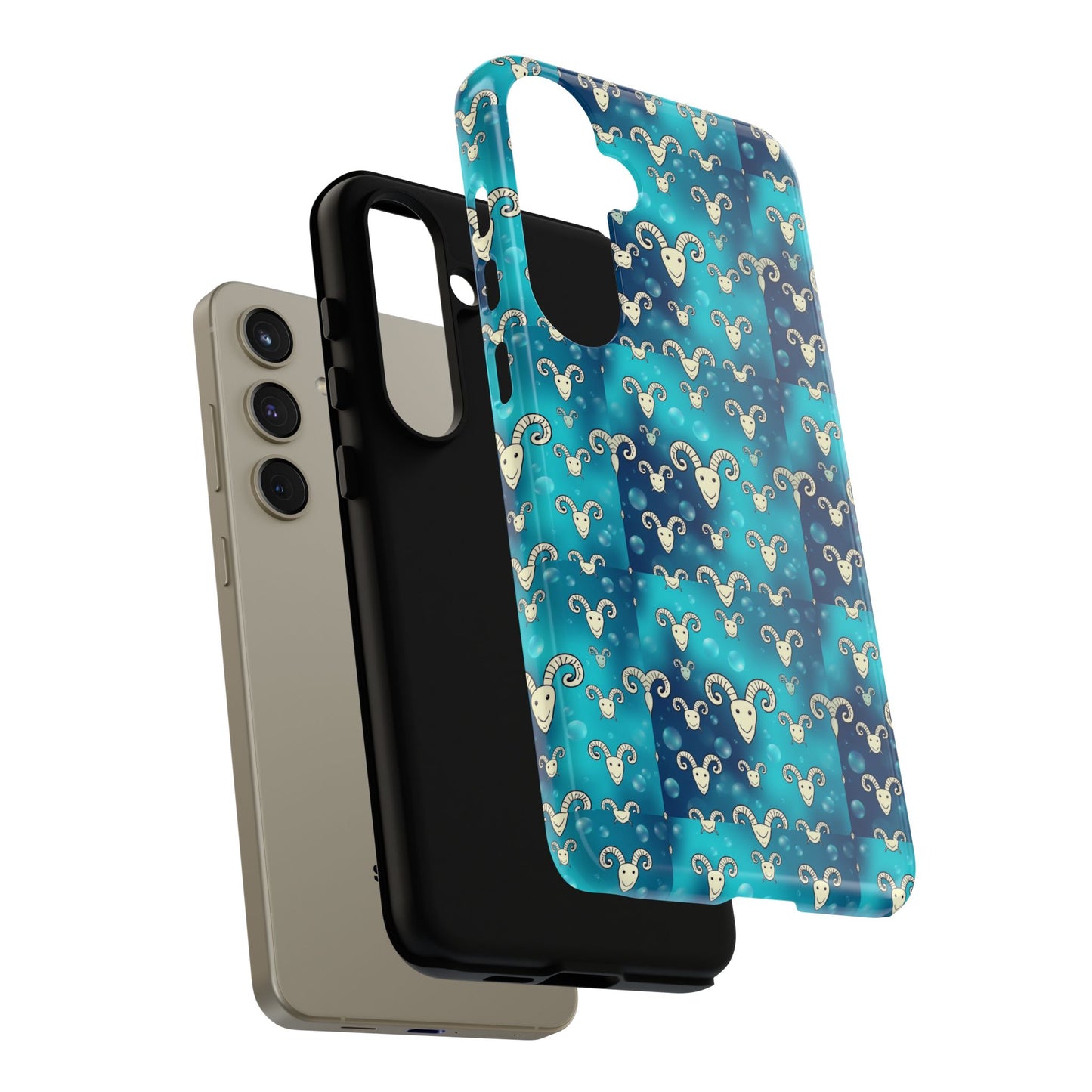 Tough Cases, Aries, Zodiac v1, Bubble Pattern