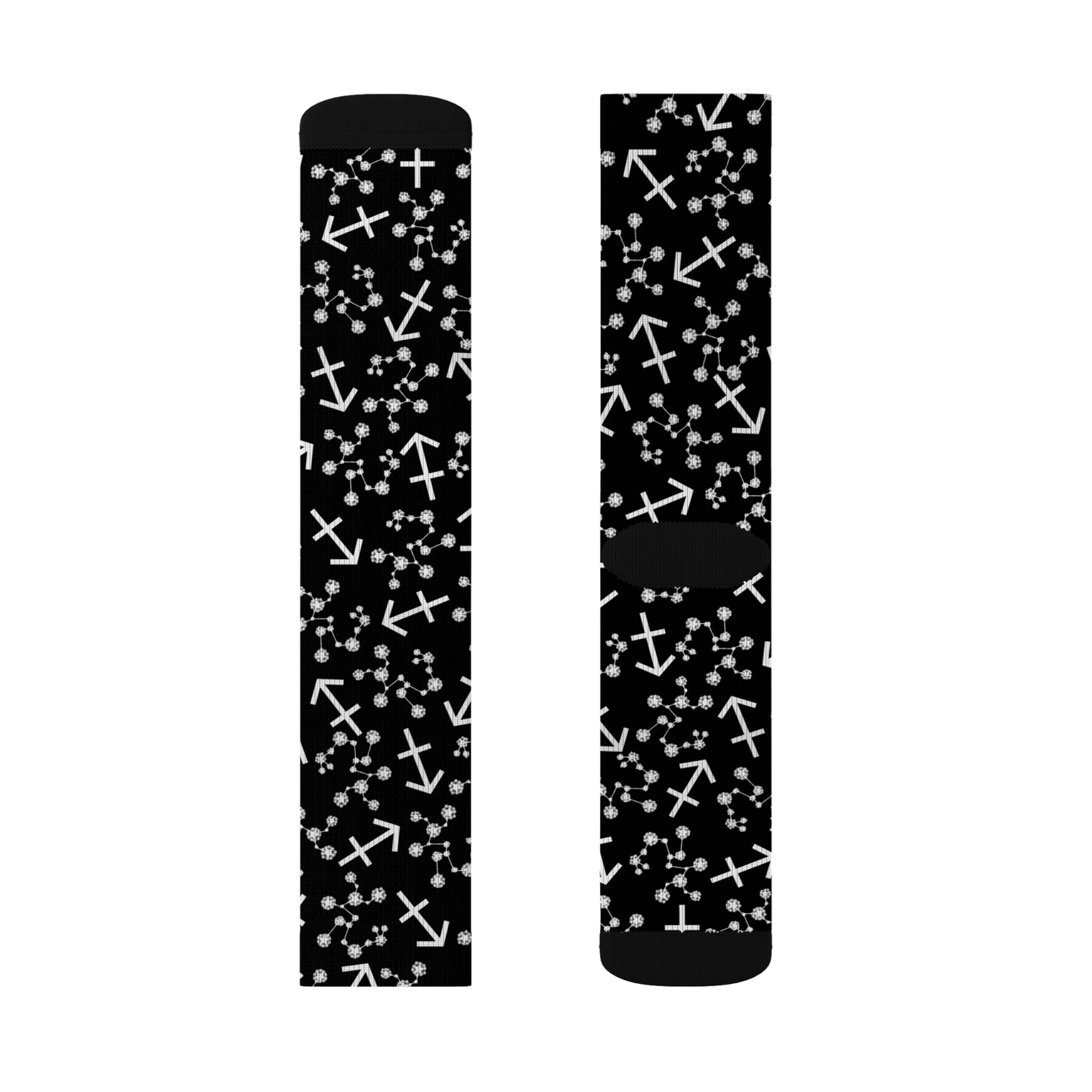 Zodiac Sublimation Socks Sagittarius Zodiac sign