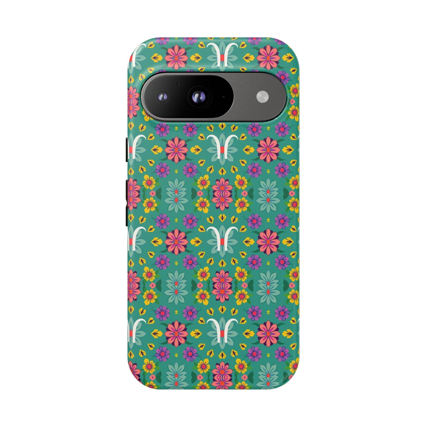 Tough Cases, Aquarius, Zodiac v4, Flower Pattern