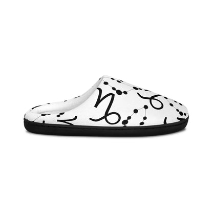 Women's Indoor Slippers, Capricorn Zodiac Sign