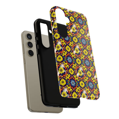 Tough Cases, Aquarius, Zodiac v3, Flower Pattern