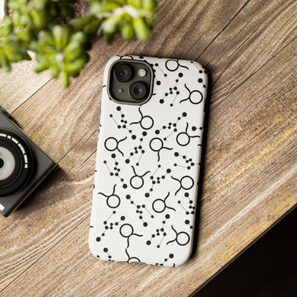 Tough Cases with the Taurus Zodiac sign for iPhone, Samsung Galaxy, and Google Pixel devices