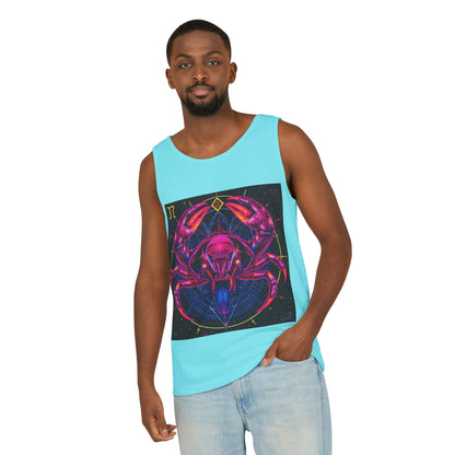 Unisex Garment-Dyed, Tank Top, Cancer, Pop Art, 100% US cotton