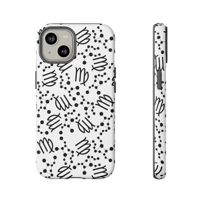 Tough Cases with the Virgo Zodiac sign for iPhone, Samsung Galaxy, and Google Pixel devices