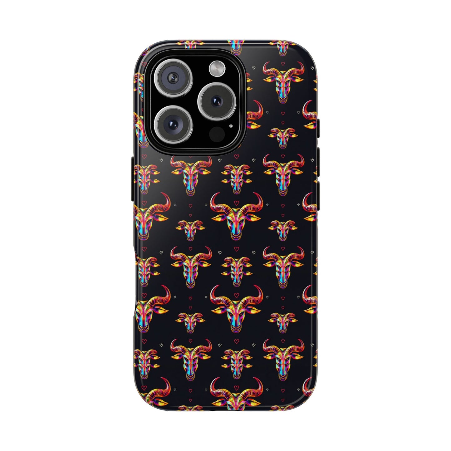 Tough Cases, Taurus, Zodiac, Metal Pattern