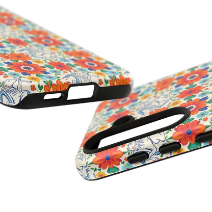 Tough Cases, Virgo, Zodiac v4, Flower Pattern