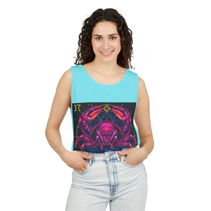 Unisex Garment-Dyed, Tank Top, Cancer, Pop Art, 100% US cotton