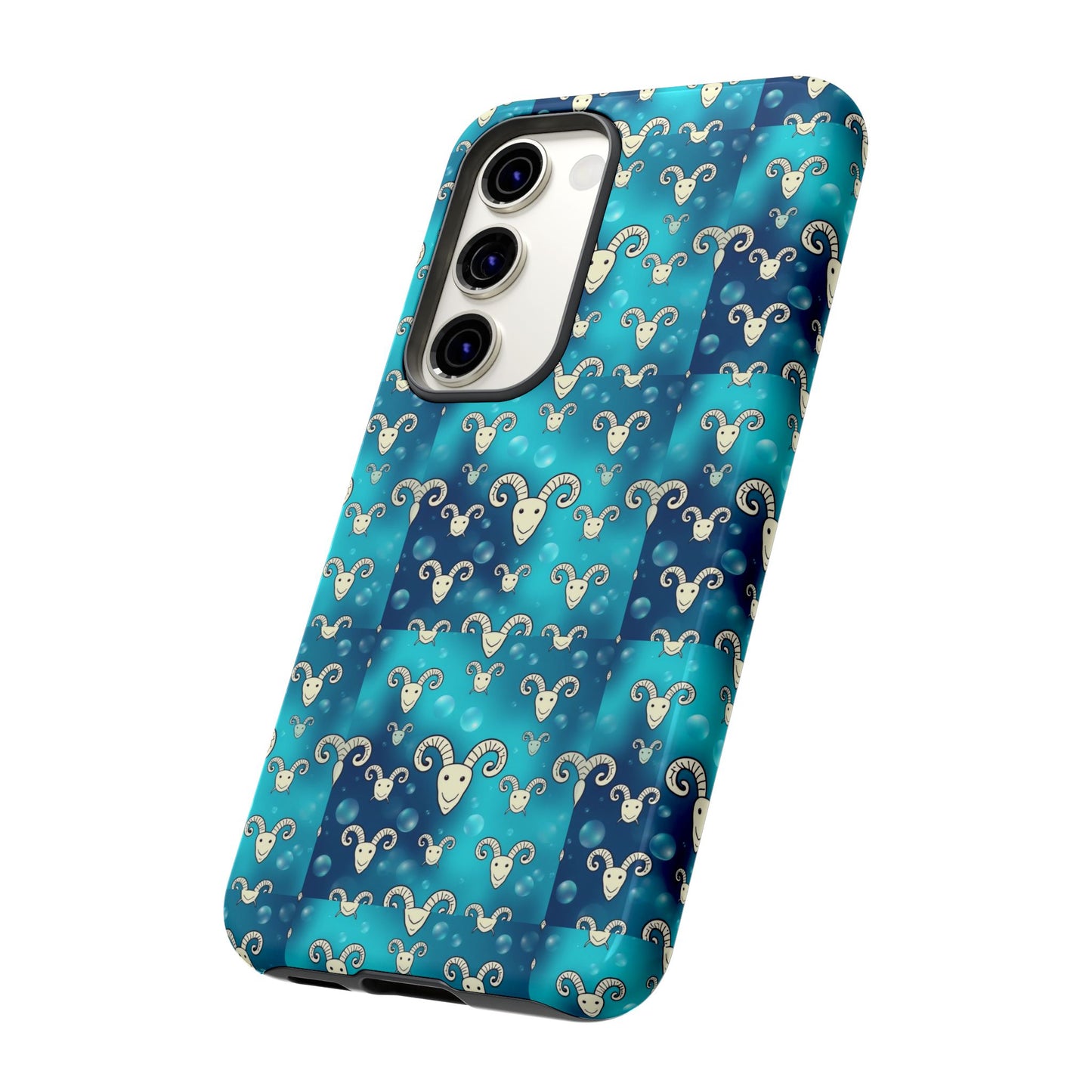 Tough Cases, Aries, Zodiac v1, Bubble Pattern