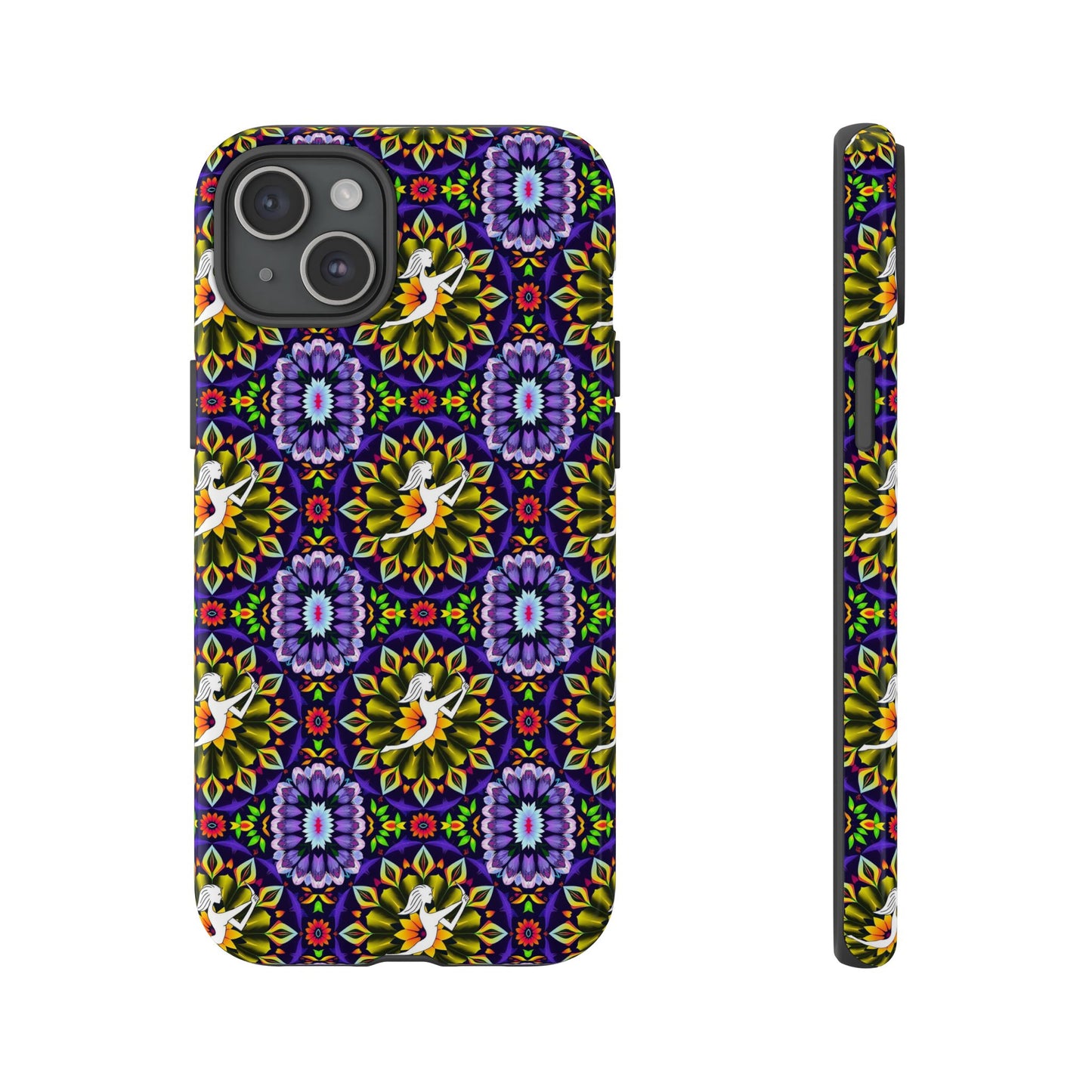 Tough Cases, Sagittarius, Zodiac v1, Flower Pattern