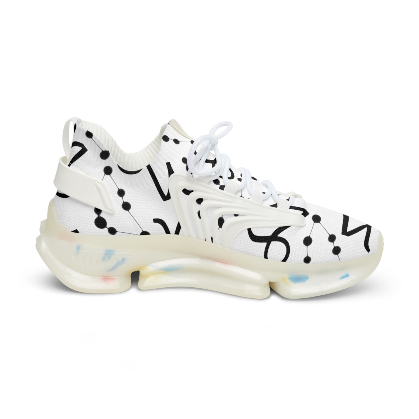 Men's Mesh Sneakers, Capricorn Zodiac Sign, all over print