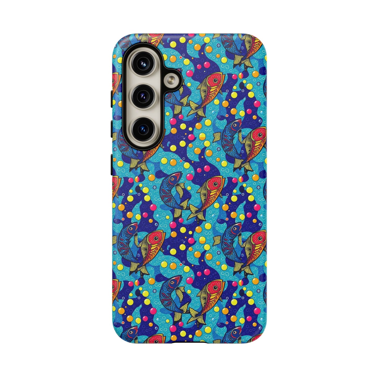 Tough Cases, Pisces, Zodiac v2, Bubble Pattern