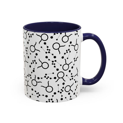 Accent Coffee Mug with the Taurus Zodiac sign (11, 15oz)