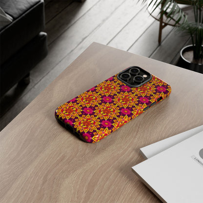 Tough Cases, Scorpio, Zodiac v1, Flower Pattern