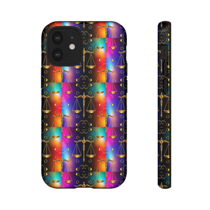 Tough Cases, Libra, Zodiac v1, Metal Pattern