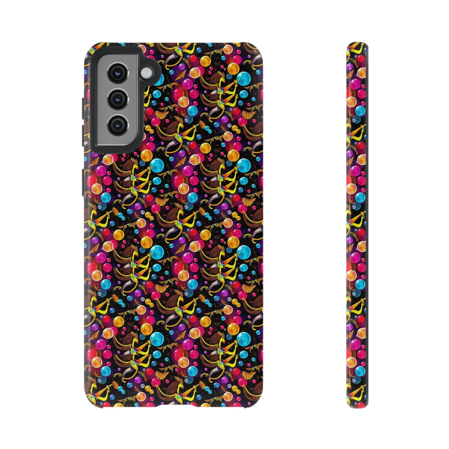 Tough Cases, Sagittarius, Zodiac v1, Bubble Pattern