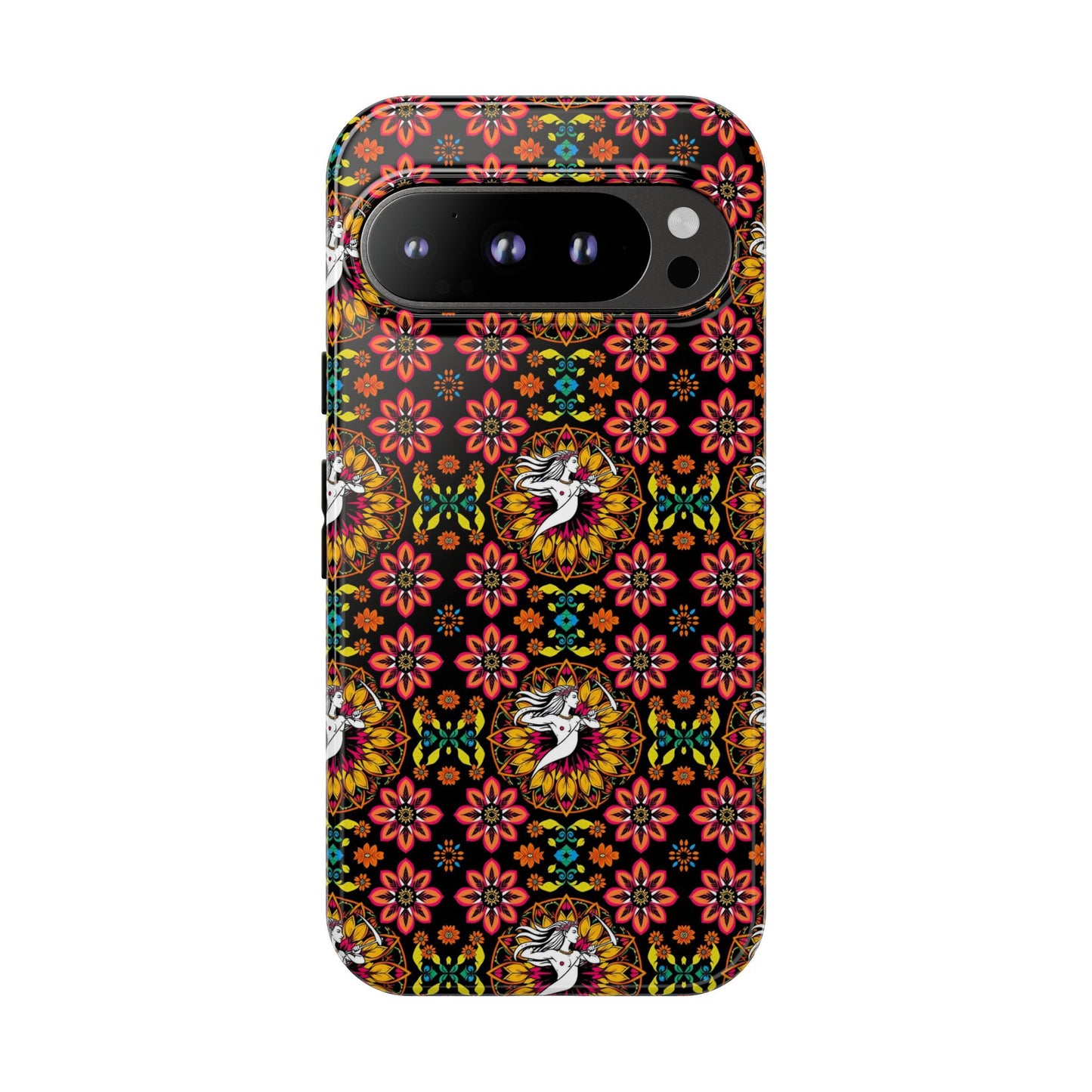 Tough Cases, Sagittarius, Zodiac v2, Flower Pattern