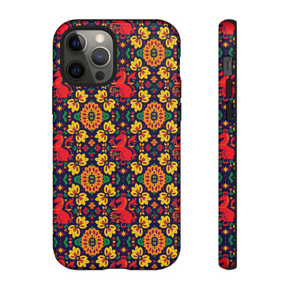 Tough Cases, Virgo, Zodiac v2, Flower Pattern