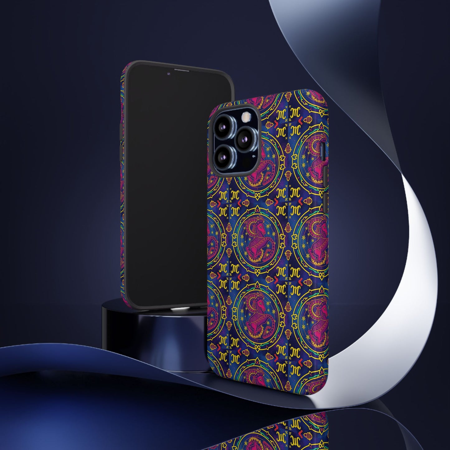 Tough Cases, Capricorn, Zodiac, Metal Pattern