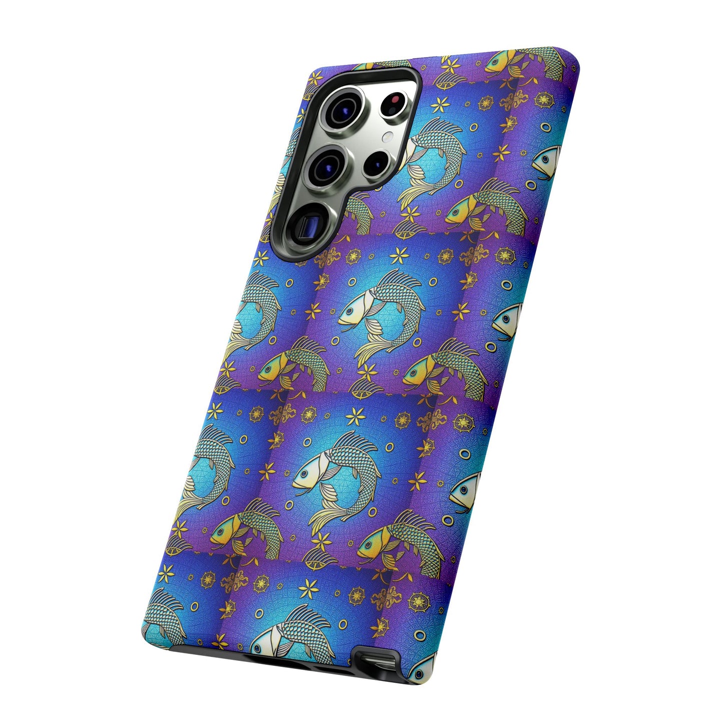 Tough Cases, Pisces, Zodiac v2, Metal Pattern