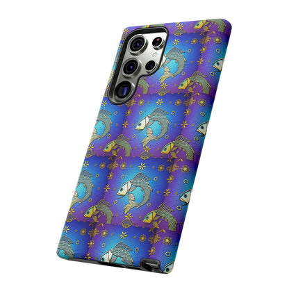 Tough Cases, Pisces, Zodiac v2, Metal Pattern