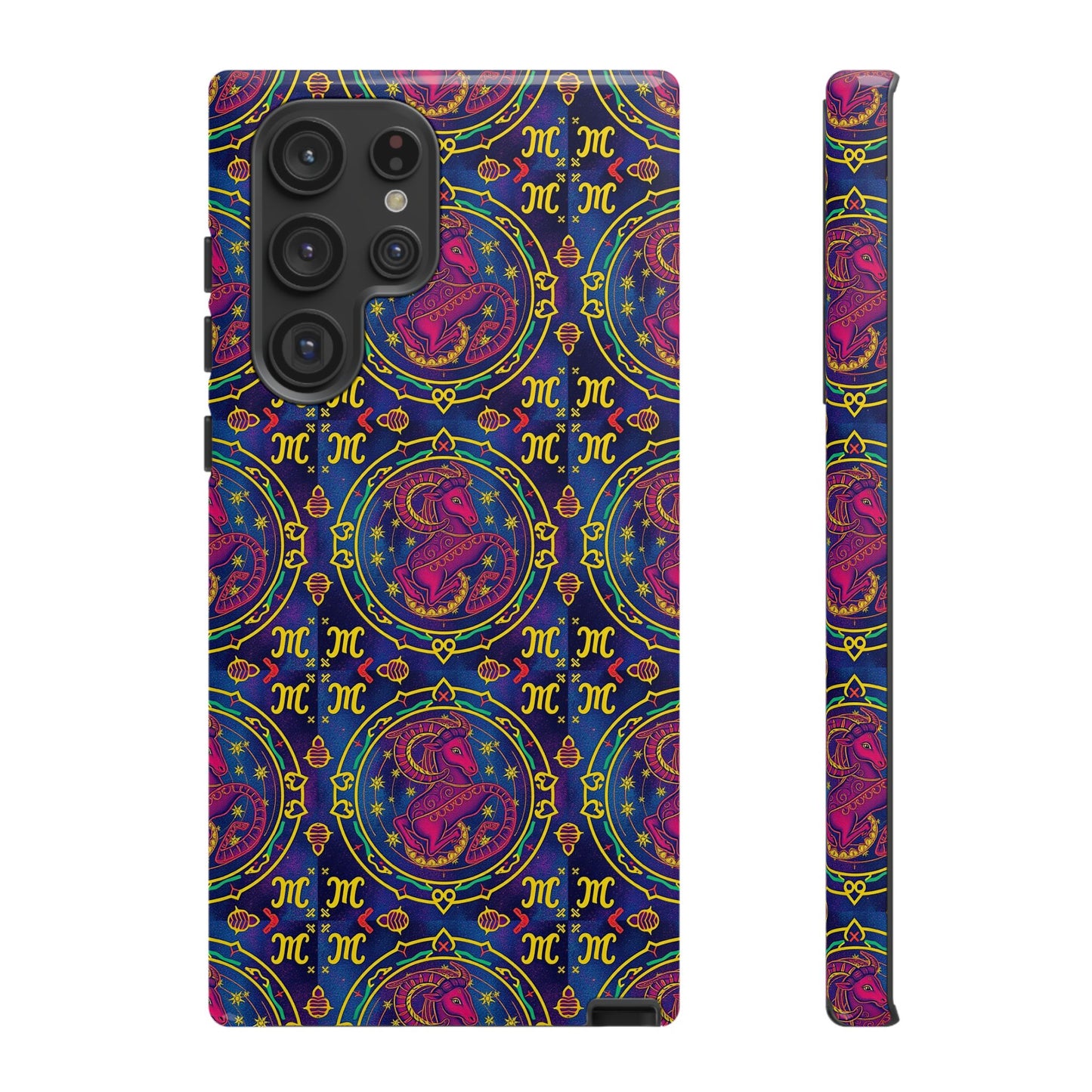 Tough Cases, Capricorn, Zodiac, Metal Pattern