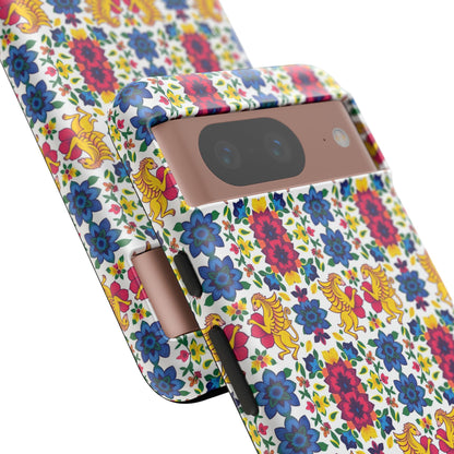 Tough Cases, Gemini, Zodiac, Flower Pattern