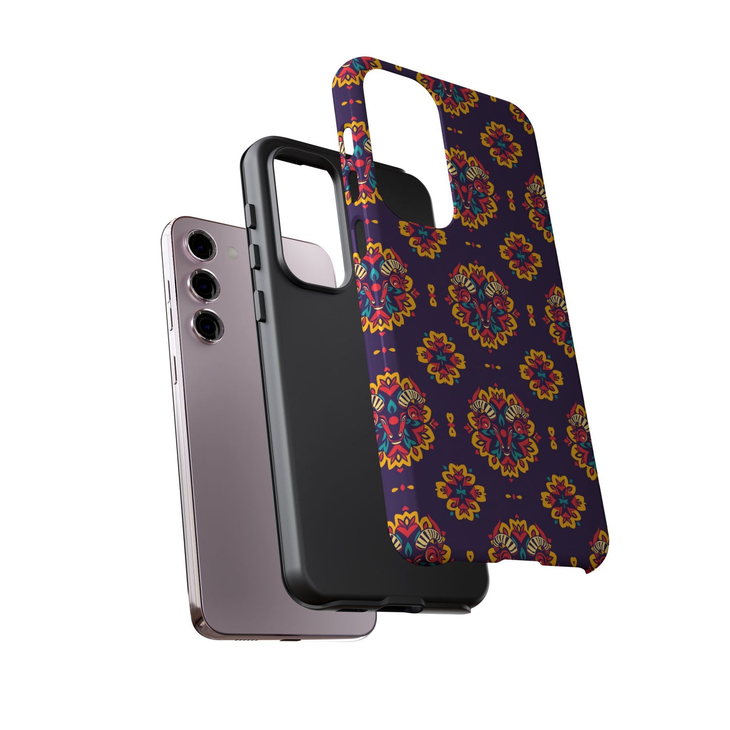 Tough Cases, Taurus, Zodiac, Flower Pattern