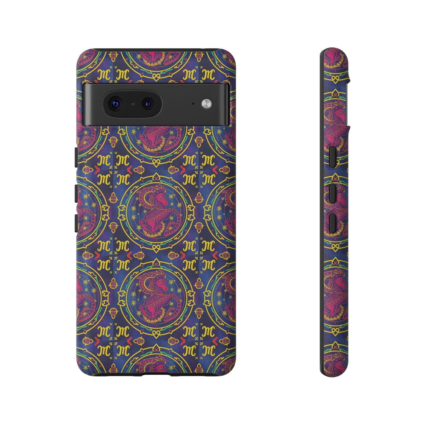 Tough Cases, Capricorn, Zodiac, Metal Pattern