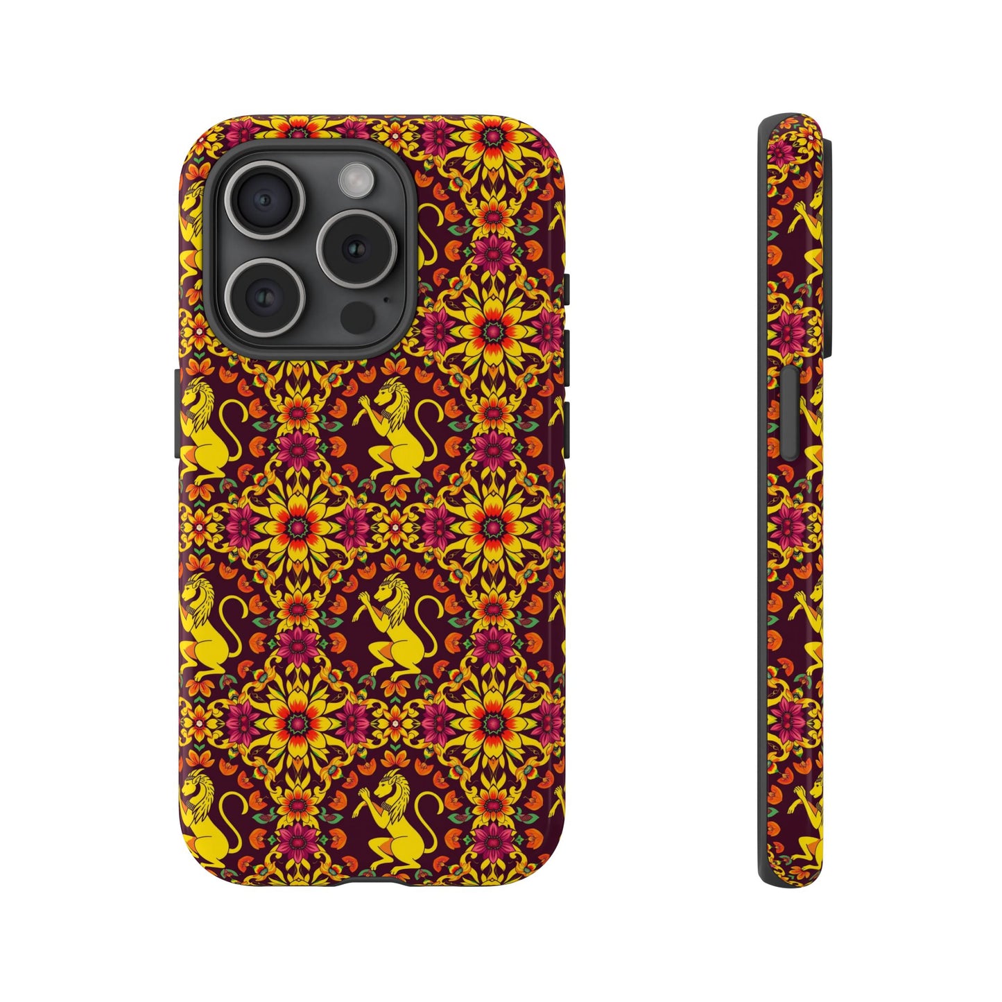 Tough Cases, Virgo, Zodiac v1, Flower Pattern