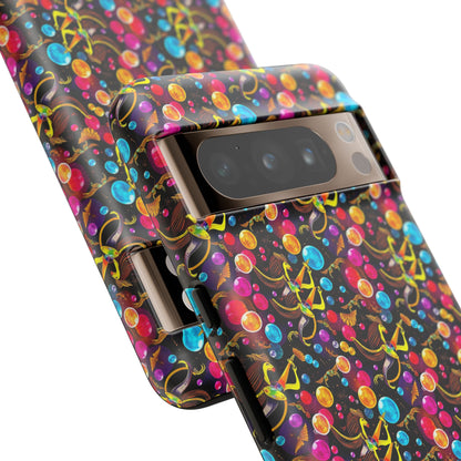 Tough Cases, Sagittarius, Zodiac v1, Bubble Pattern