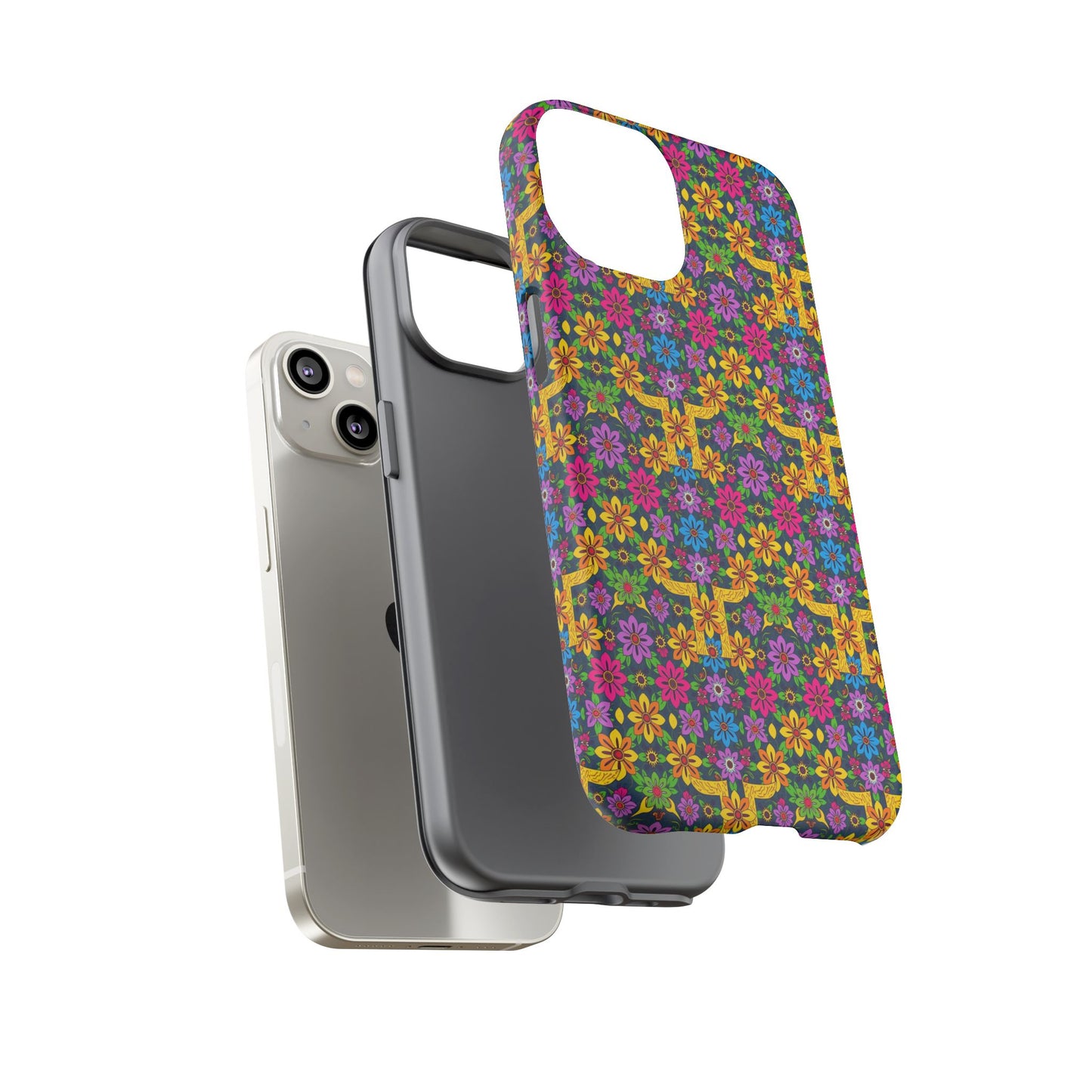 Tough Cases, Gemini, Zodiac v3, Flower Pattern