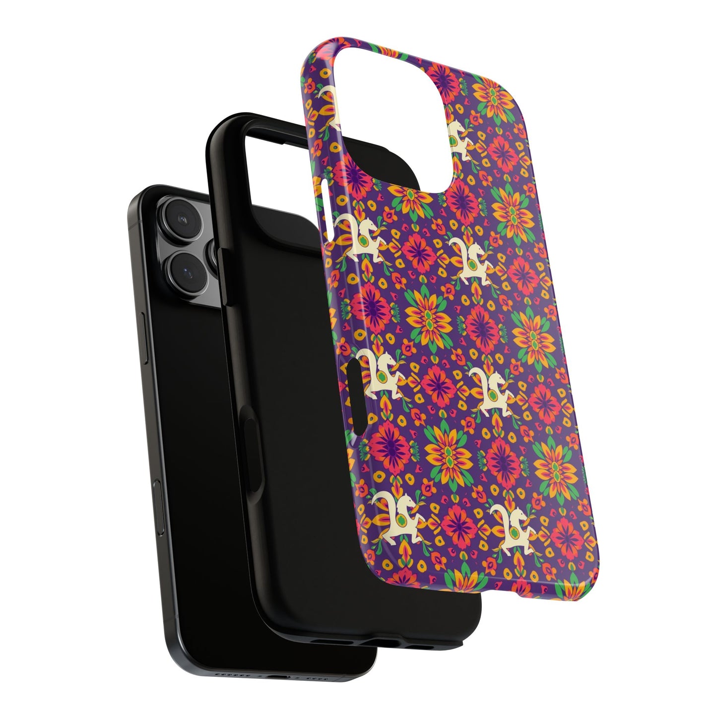 Tough Cases, Aquarius, Zodiac v1, Flower Pattern