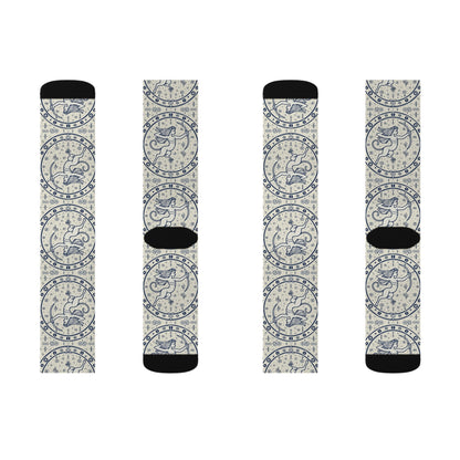 Sublimation Socks, Sagittarius, Zodiac v1, Pattern