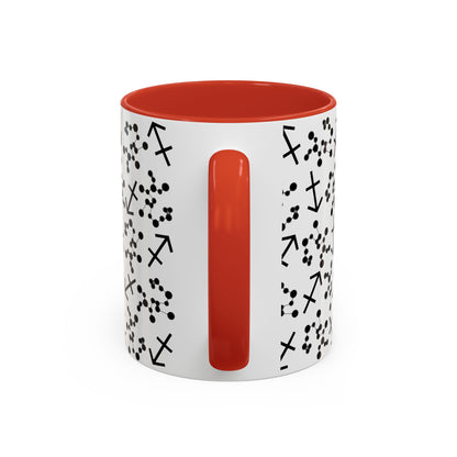 Accent Coffee Mug with the Sagittarius sign (11, 15oz)