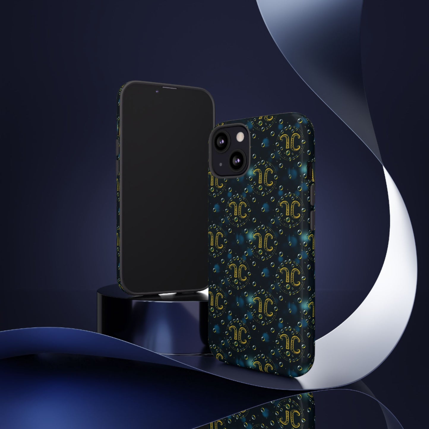 Tough Cases, Aquarius, Zodiac v2, Bubble Pattern