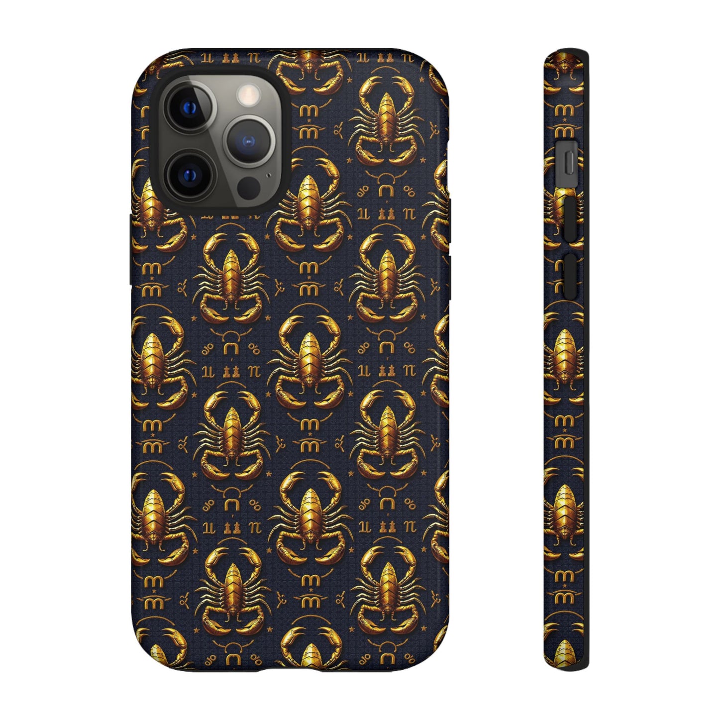 Tough Cases, Scorpio, Zodiac, Metal Pattern