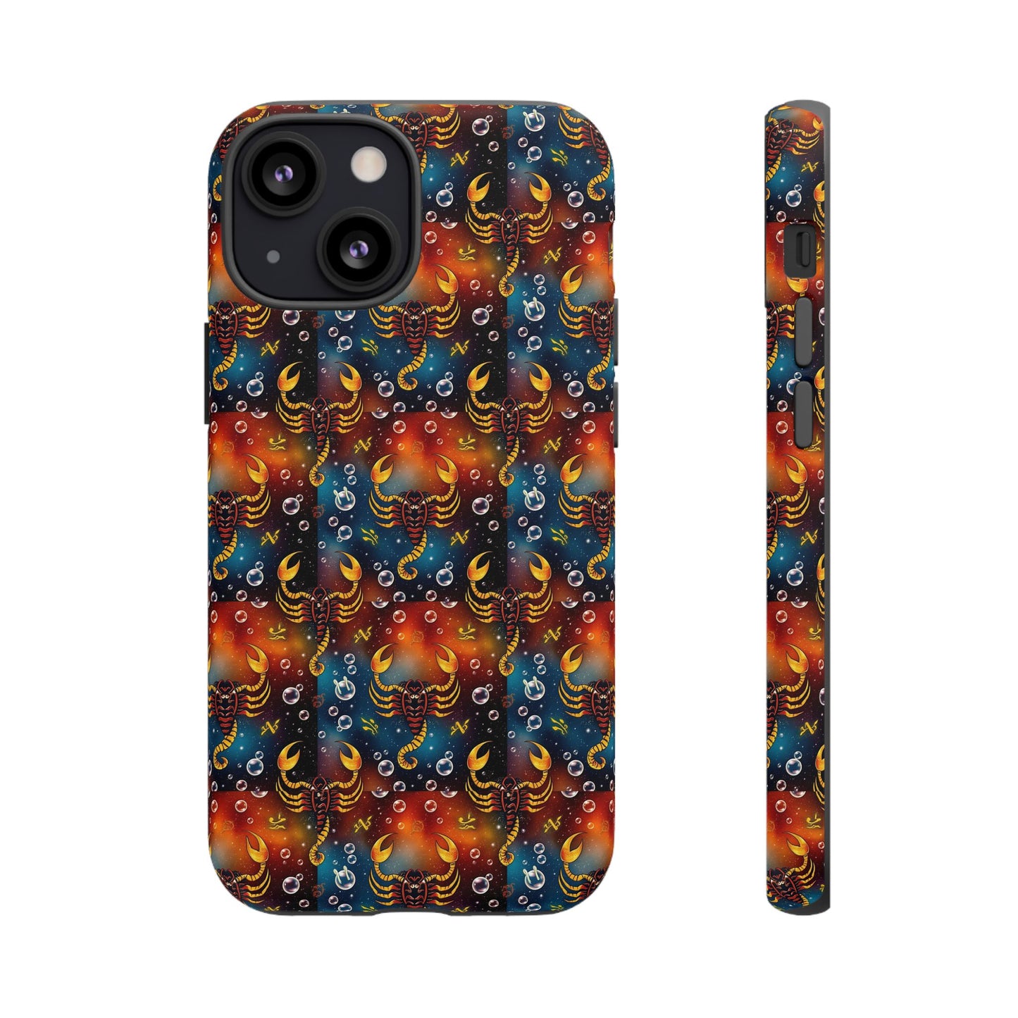 Tough Cases, Scorpio, Zodiac v2, Bubble Pattern